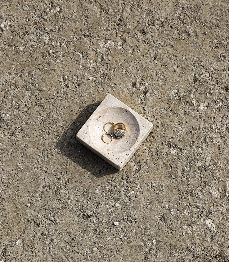 Marble Bowl – Travertine