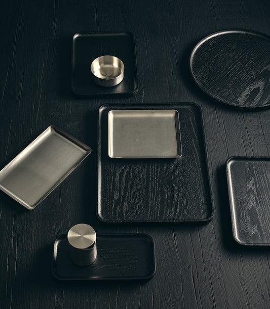 OKU - ROUND WOOD TRAY