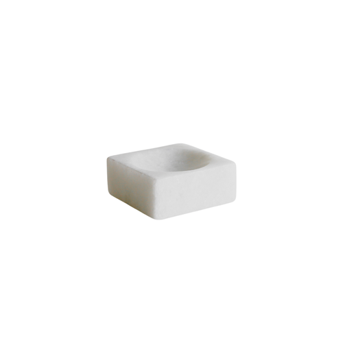 Marble Sauce Bowl – White
