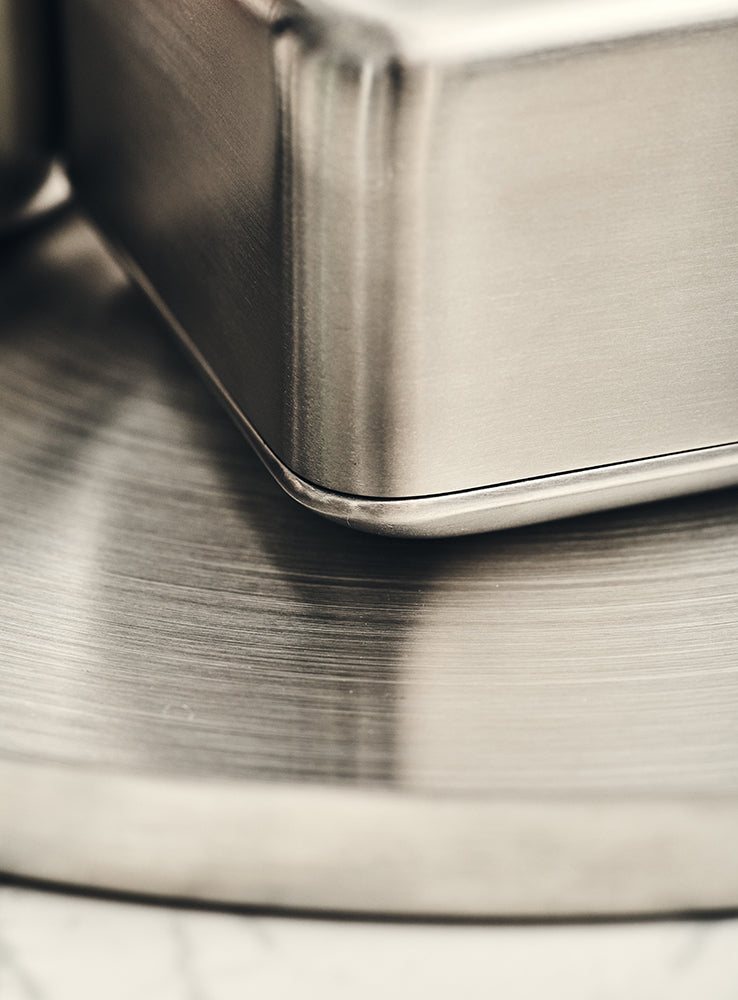 STEEL BUTTER DISH