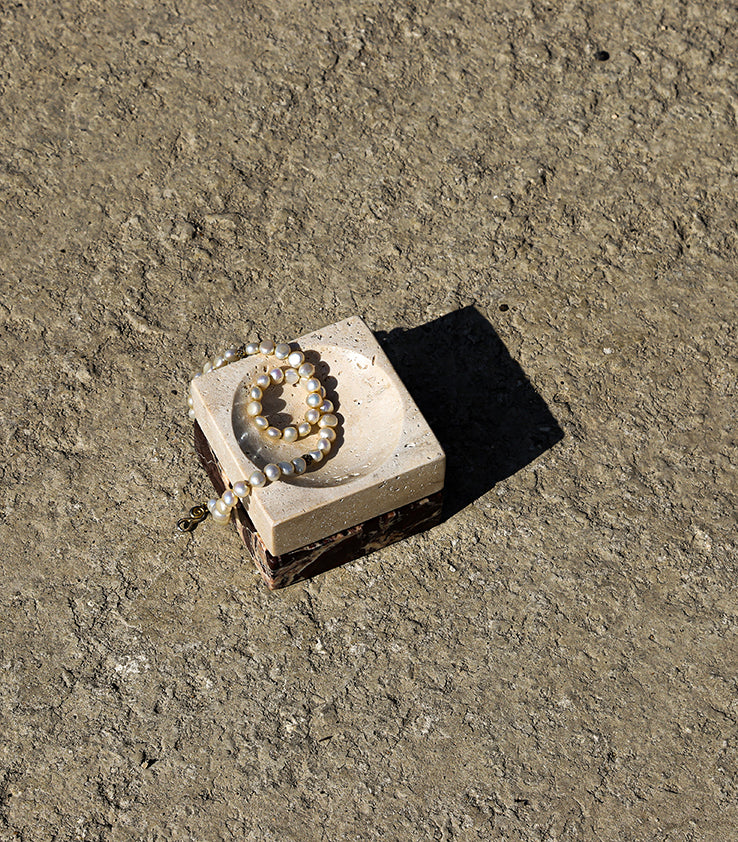 Marble Bowl – Travertine