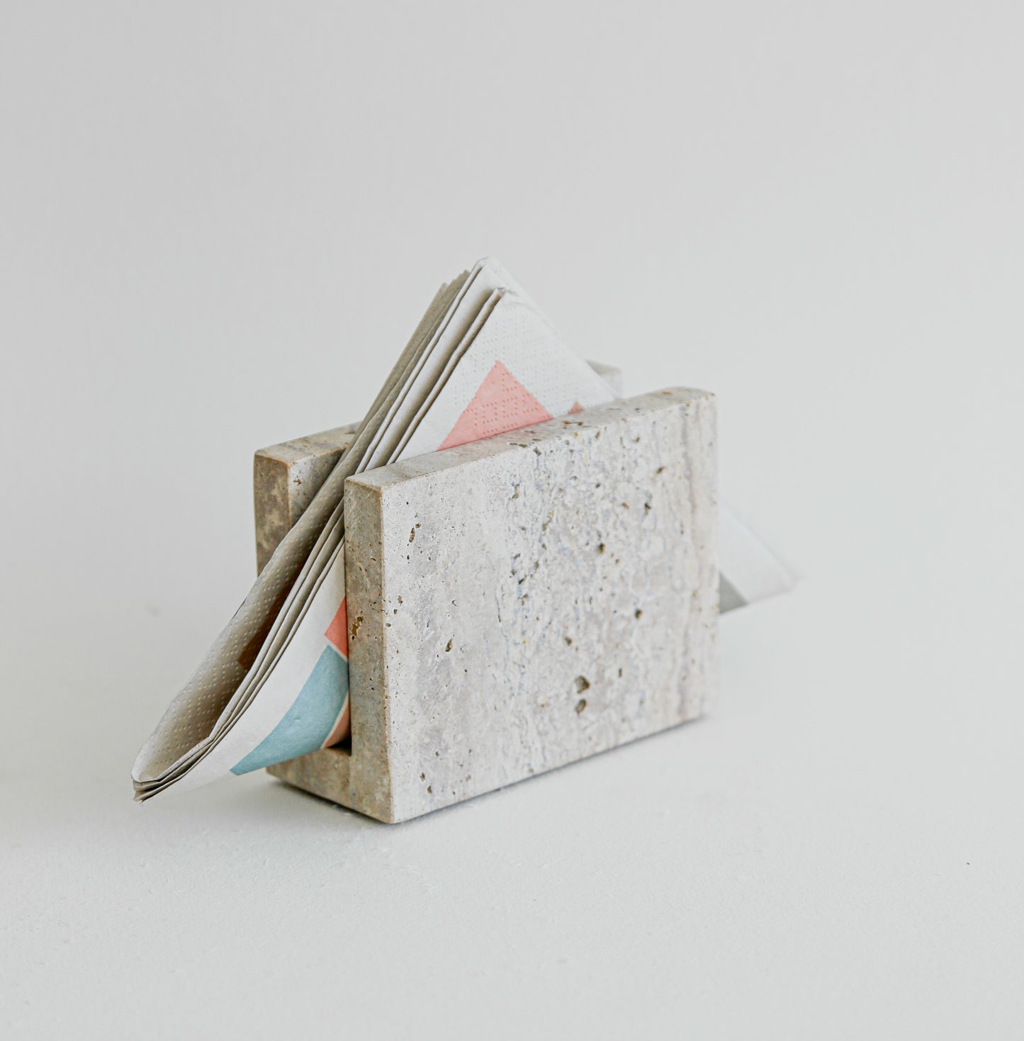 Marble Napkin Holder – Travertine
